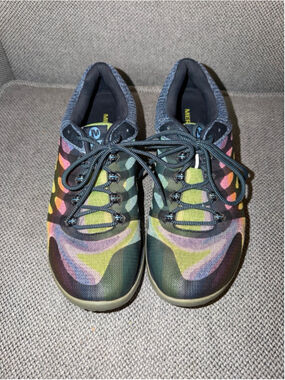 Merrell Antora 2 Rainbow women’s trail running shoes sz 10.5 see last pic